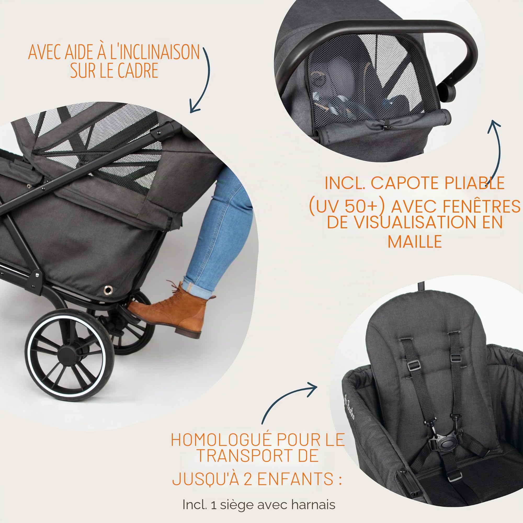 Chariot Pliant « Cruiser »