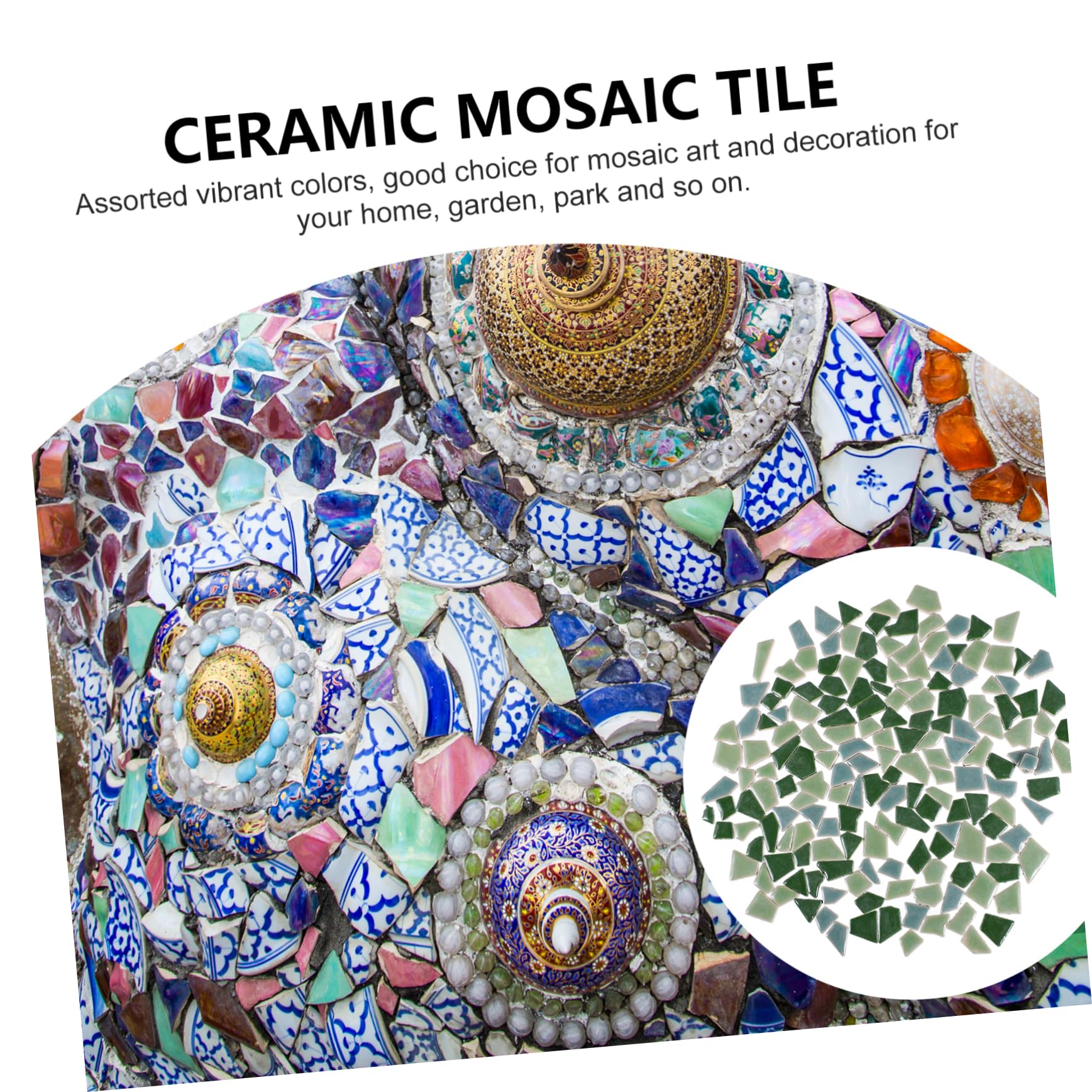 10 Petits Carreaux De Céramique, Décors De Fleurs, Fait Main, Vintage