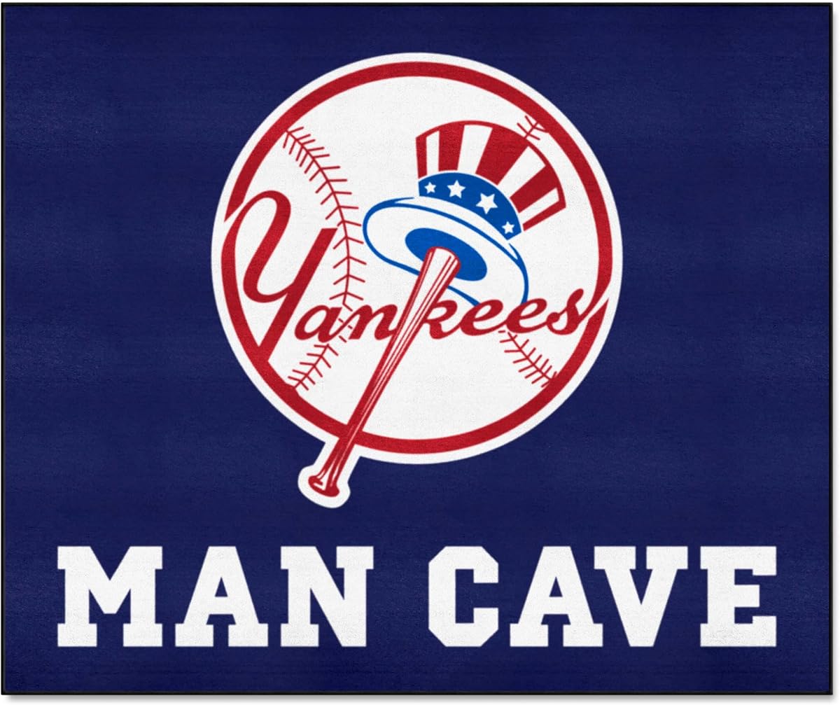 FANMATS MLB - New York Yankees Man Cave Rug - 5ft. X 6ft.