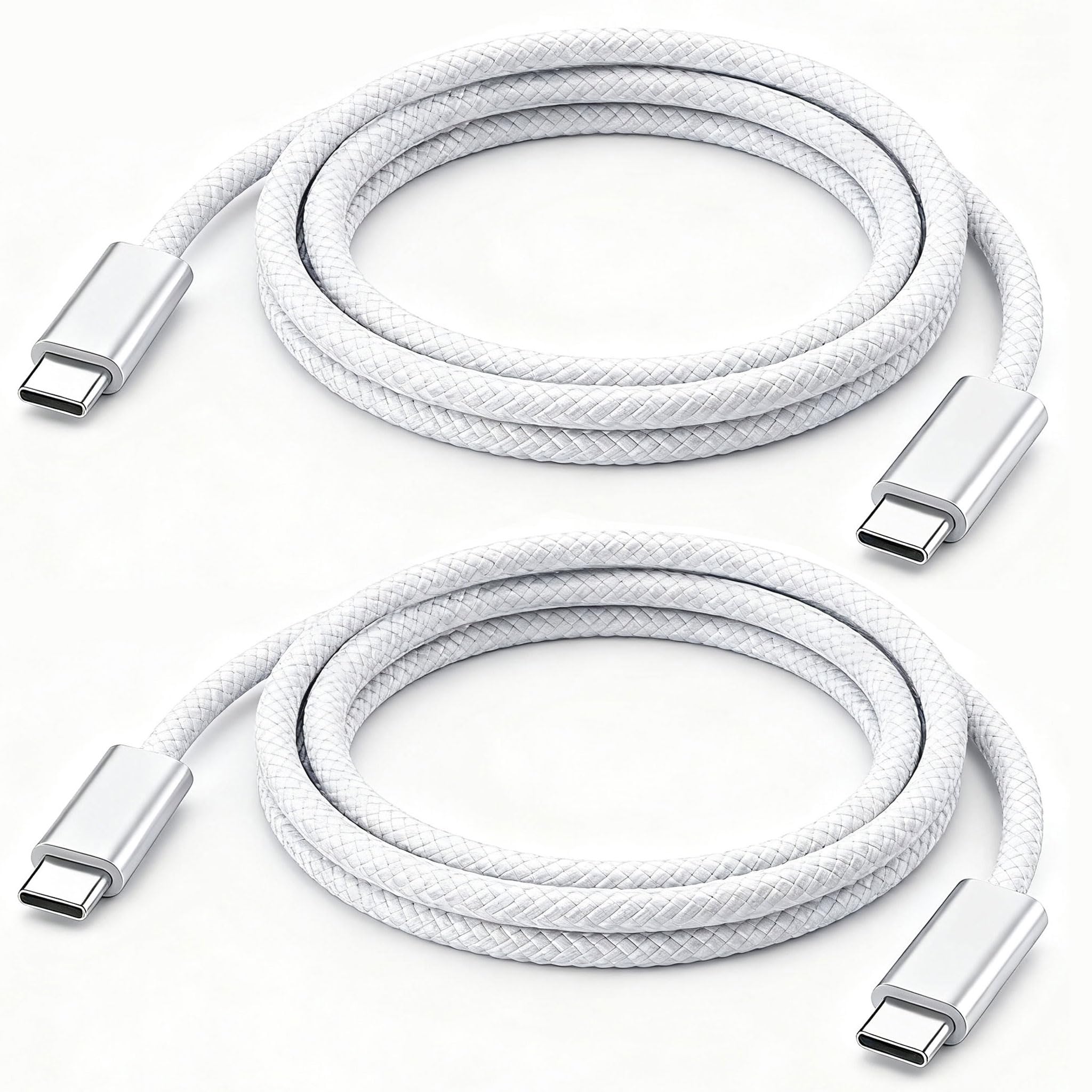 240W Google USB-C Charge Cable[2-Pack], USB C to USB C Cable, Fast Charging Cord for Pixel 10 Pro XL/10 Pro/10A/10 Pro Fold/9A/9 Pro Fold/8/8A/7/6/5/4/3, iPhone 17/16/15/17e,Chromebook/Macbook Pro/Air