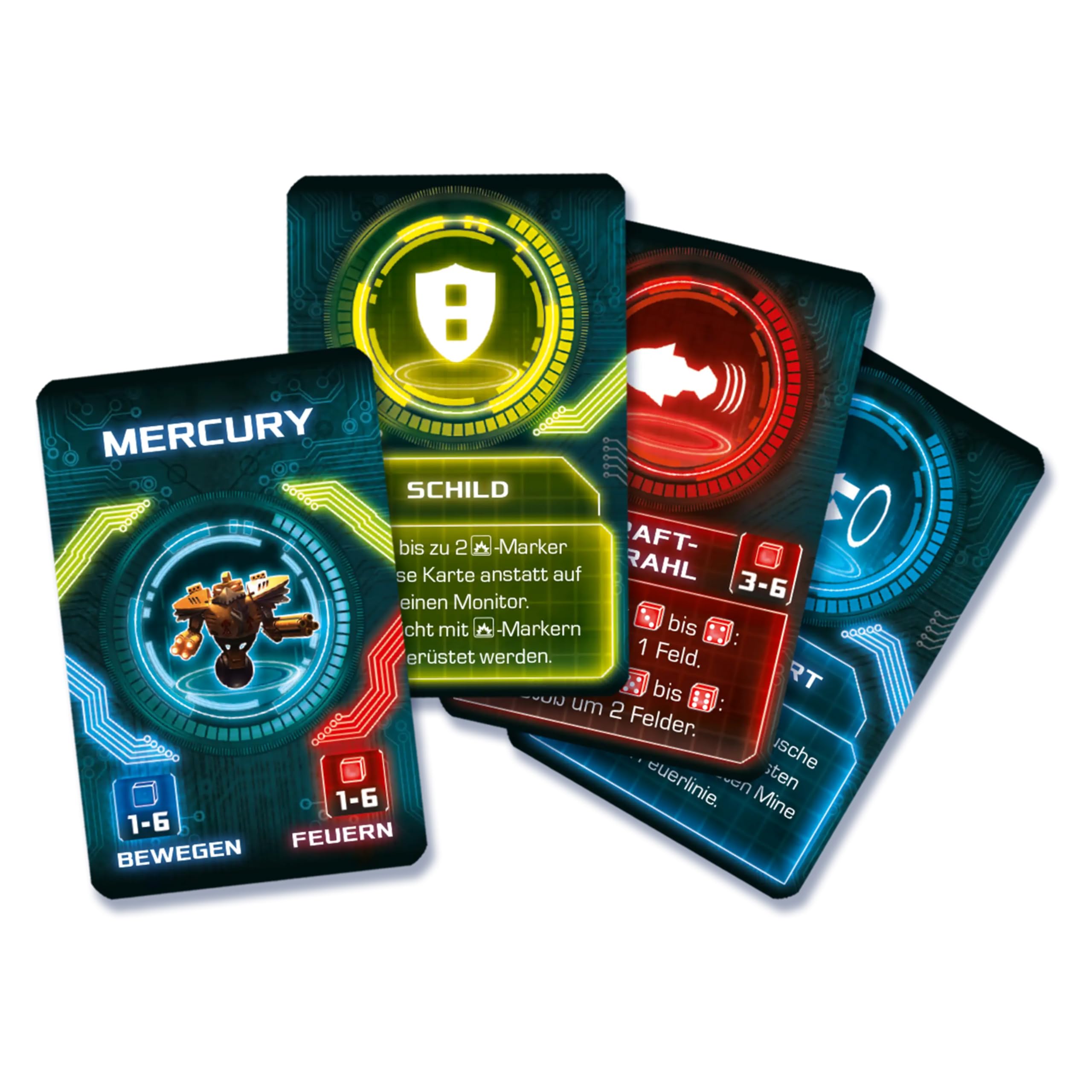 HeidelBÄR Games Volt (2a edizione) - Innovativo gioco da tavolo con vivaci battaglie di arena - emozionante gioco di combattimento con robot - Tedesco - 2-4 giocatori - Dai 10 anni in su
