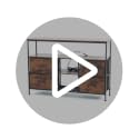 Sweetcrispy TV Stand with LED Lights and Power Outlets for Bedroom image 7