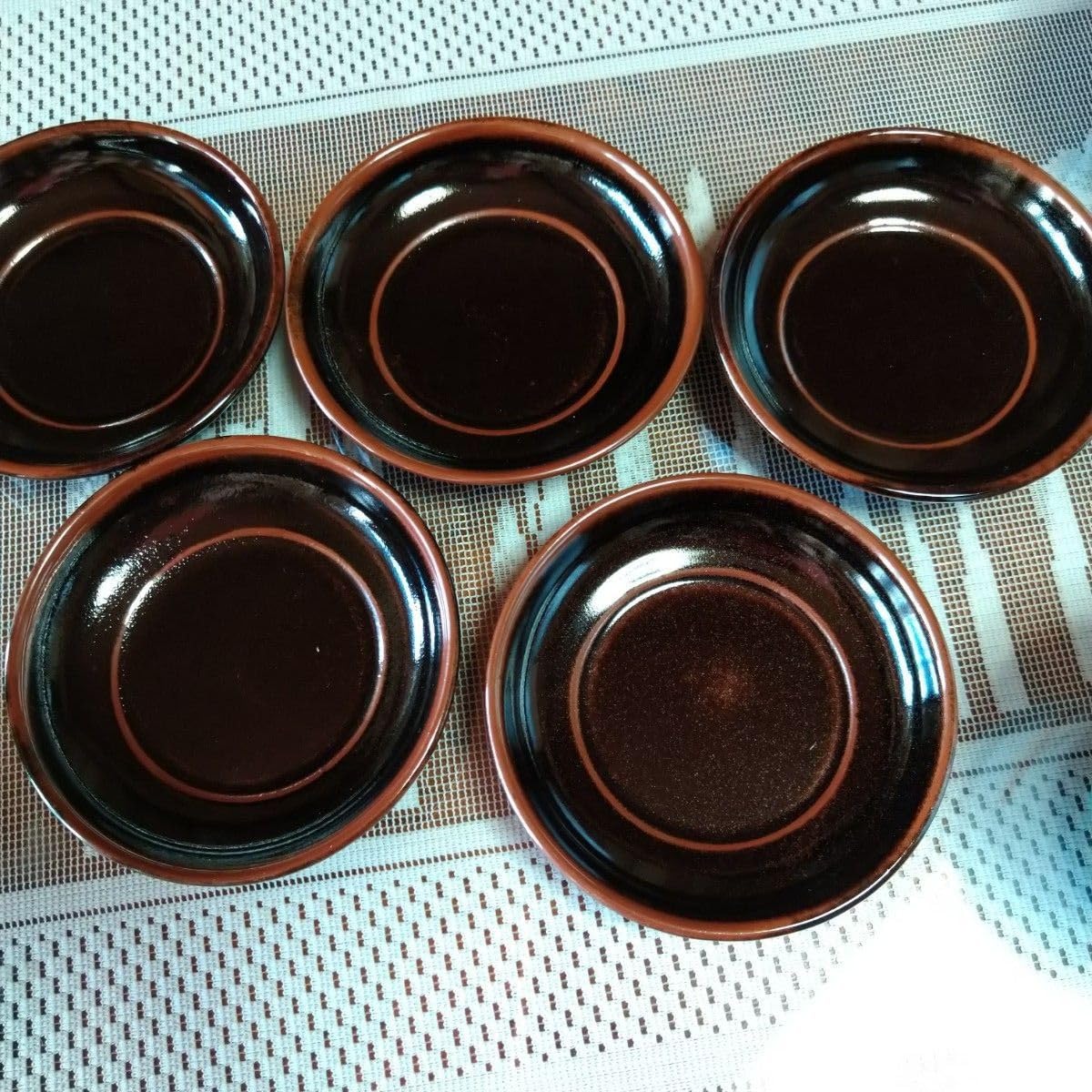 蒸碗　茶碗蒸し碗　5客　受け皿　たちきち Amazon.co.jp: たち吉茶碗蒸しセット橘吉5客セット5客組スプーン付き