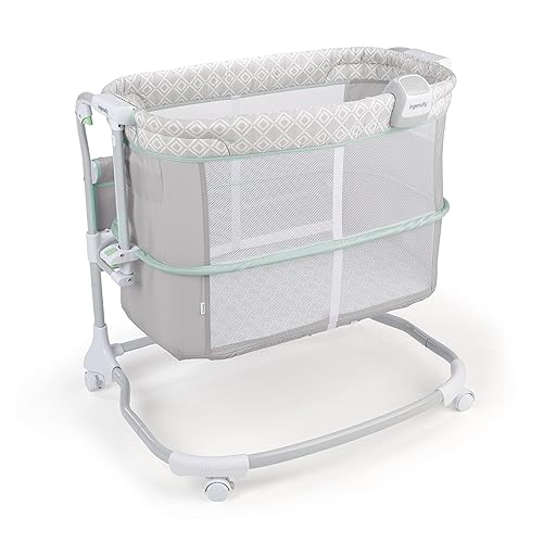 Ingenuity Dream & Grow - Cuna de bebé de 2 modos para cama de 0 a 12 meses, altura ajustable - Tesse