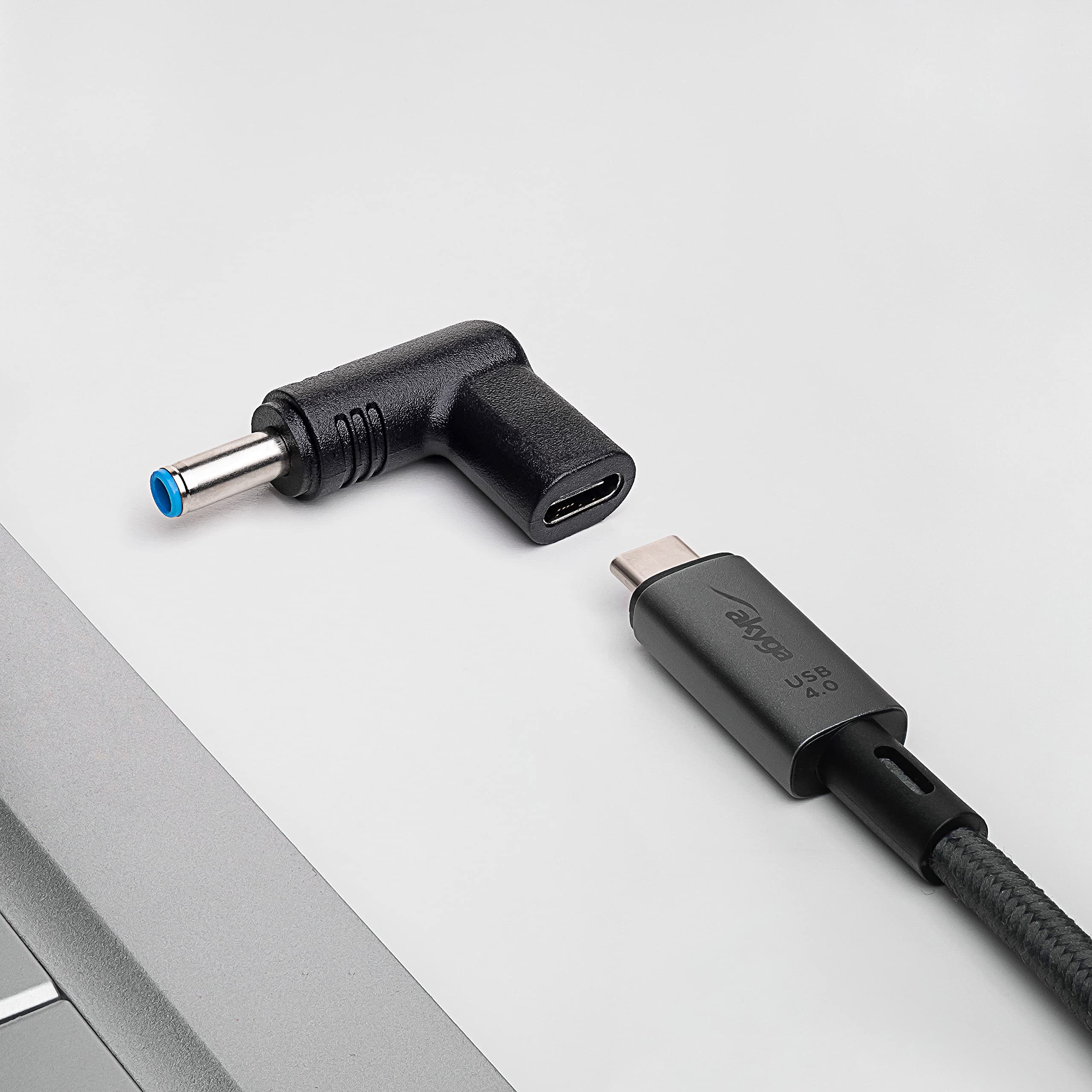 AKYGA Plug for Universal Notebook Adapter AK-ND-C09 USB-C / 4,5 x 3,0 mm + pin HP