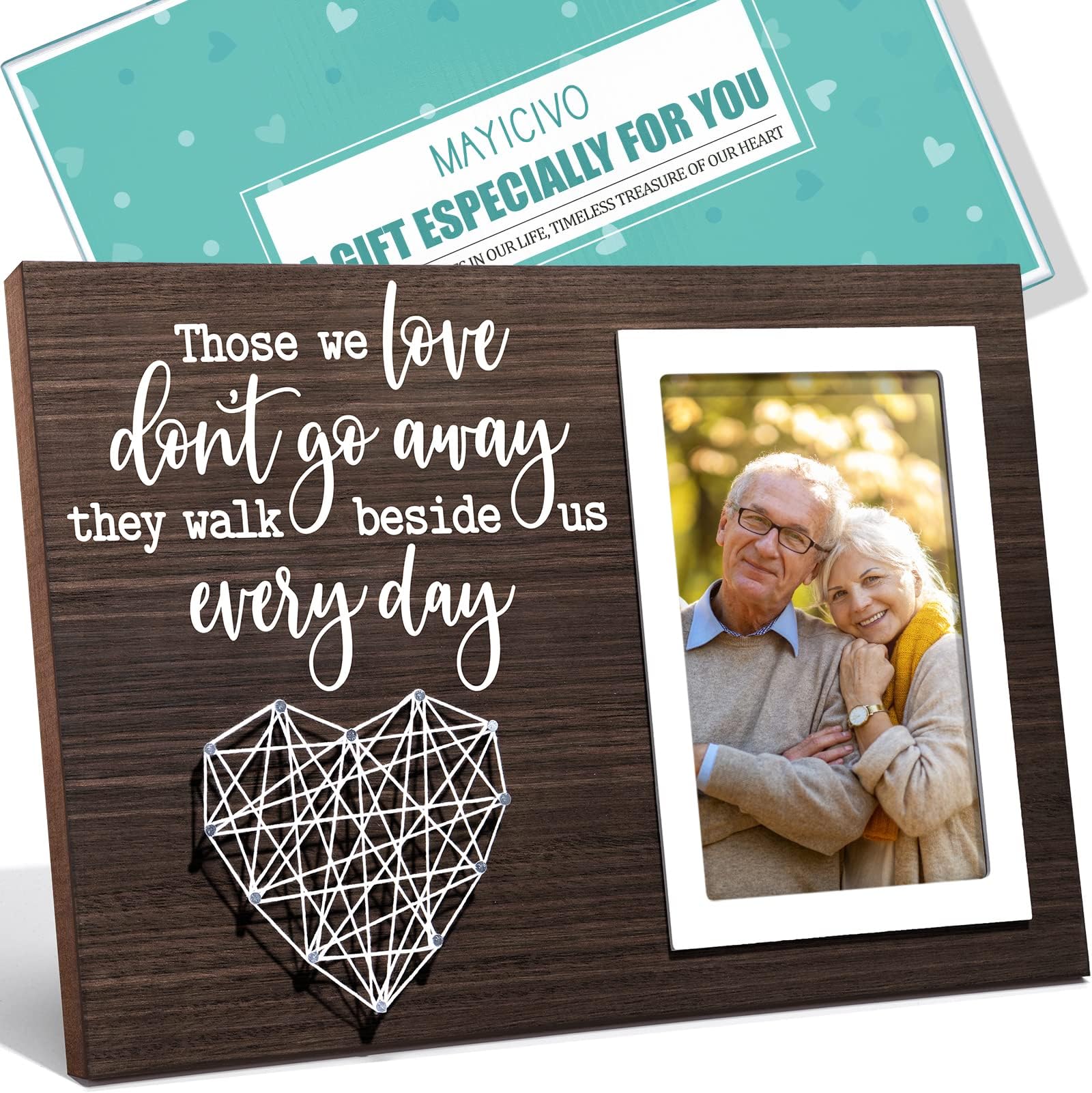 - Memorial Gifts Picture Frame Sympathy Gifts for Loss of Loved One, Remembrance Condolence Bereavement Gift for Loss of Mother Father Husband, In Memory of Loved One Gift Photo Frame - 4x6 Photo
