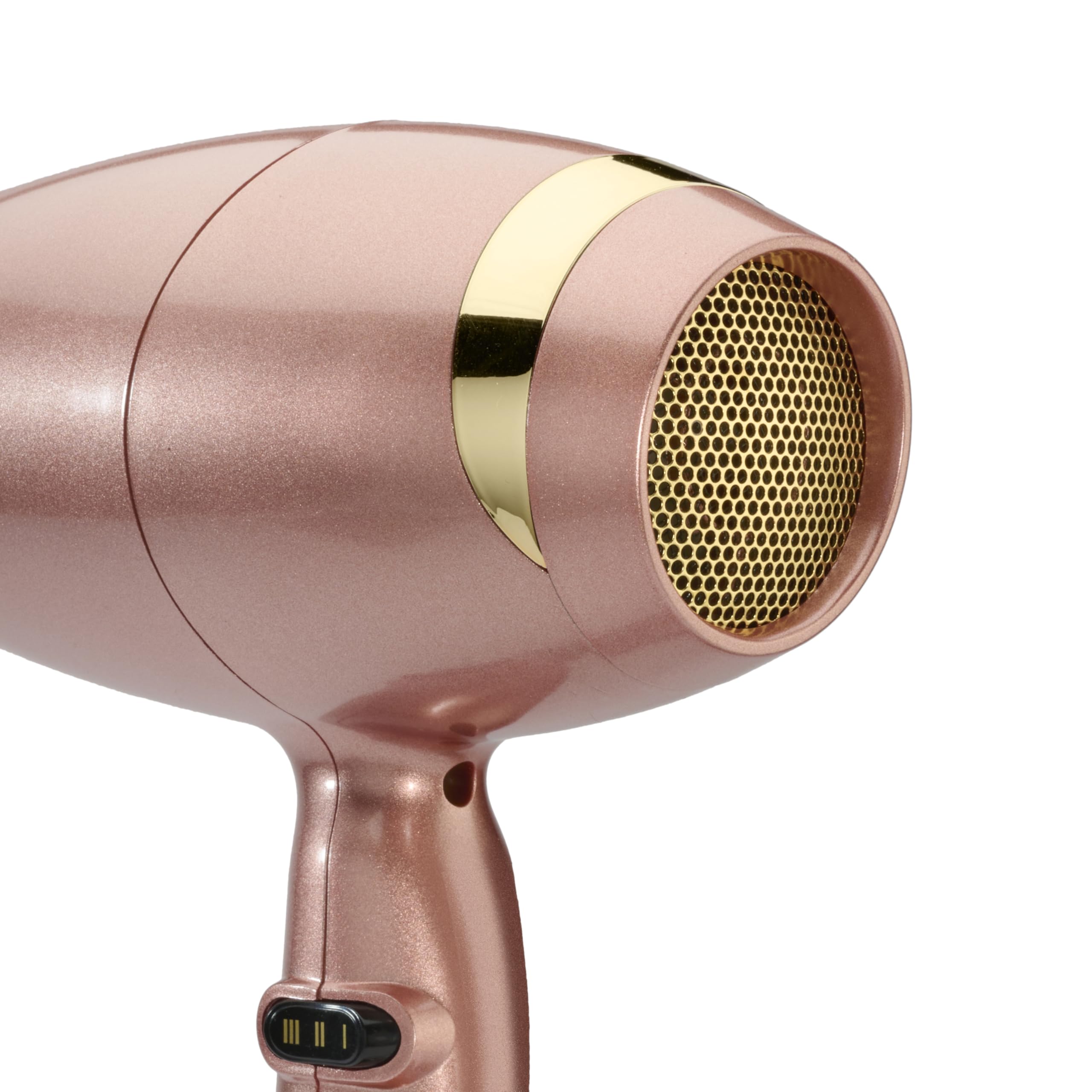 BaByliss Sèche-cheveux Rose Gold - Sèche-cheveux léger et puissant, 2100W, Fonction ionique, Technologie céramique, Séchage rapide, 3 températures et 2 vitesses, Rose gold, 5336PE