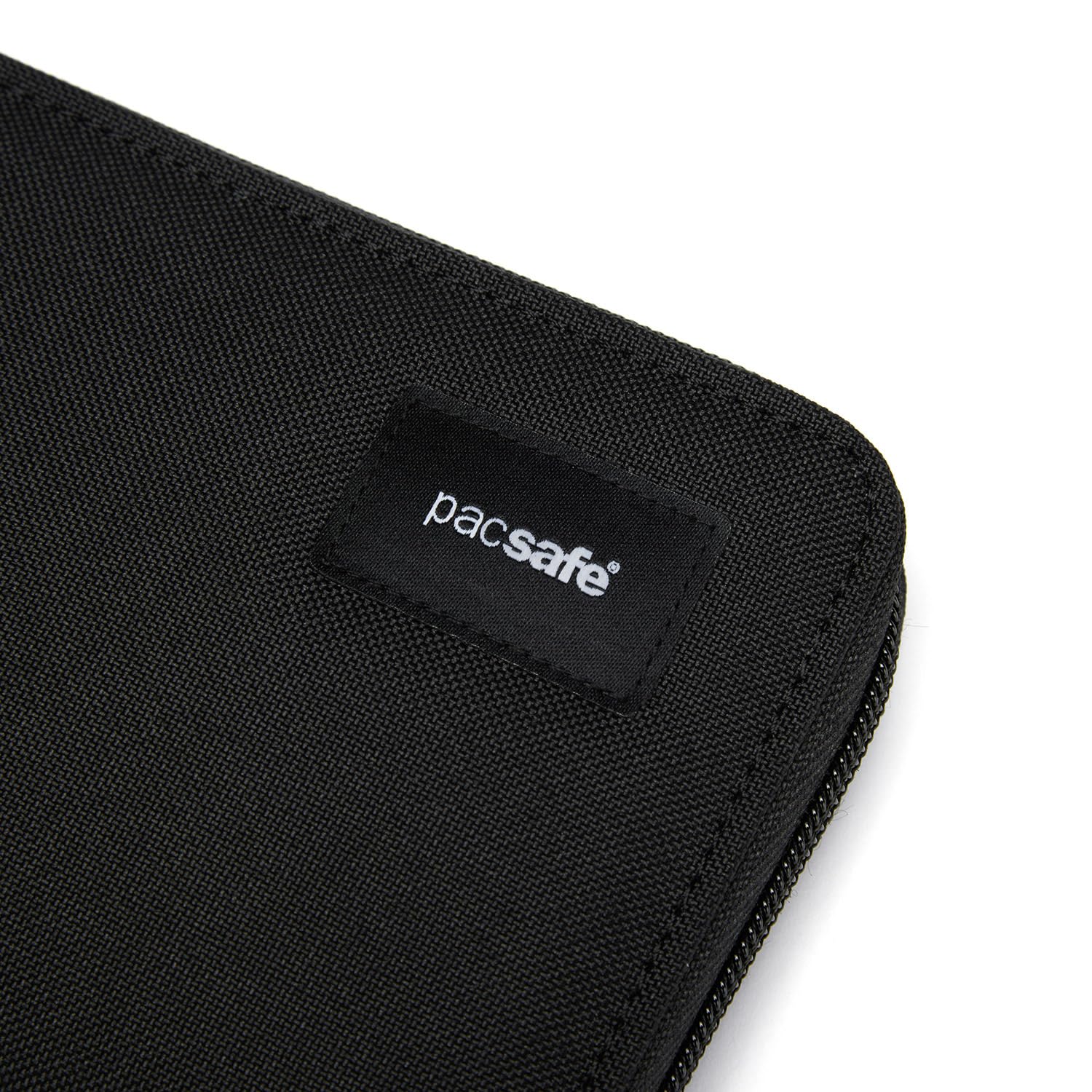 Pacsafe Rfidsafe portfel kontynentalny blokujący RFID, kruczoczarny, jeden rozmiar, portfel kontynentalny blokujący RFID Rfidsafe™