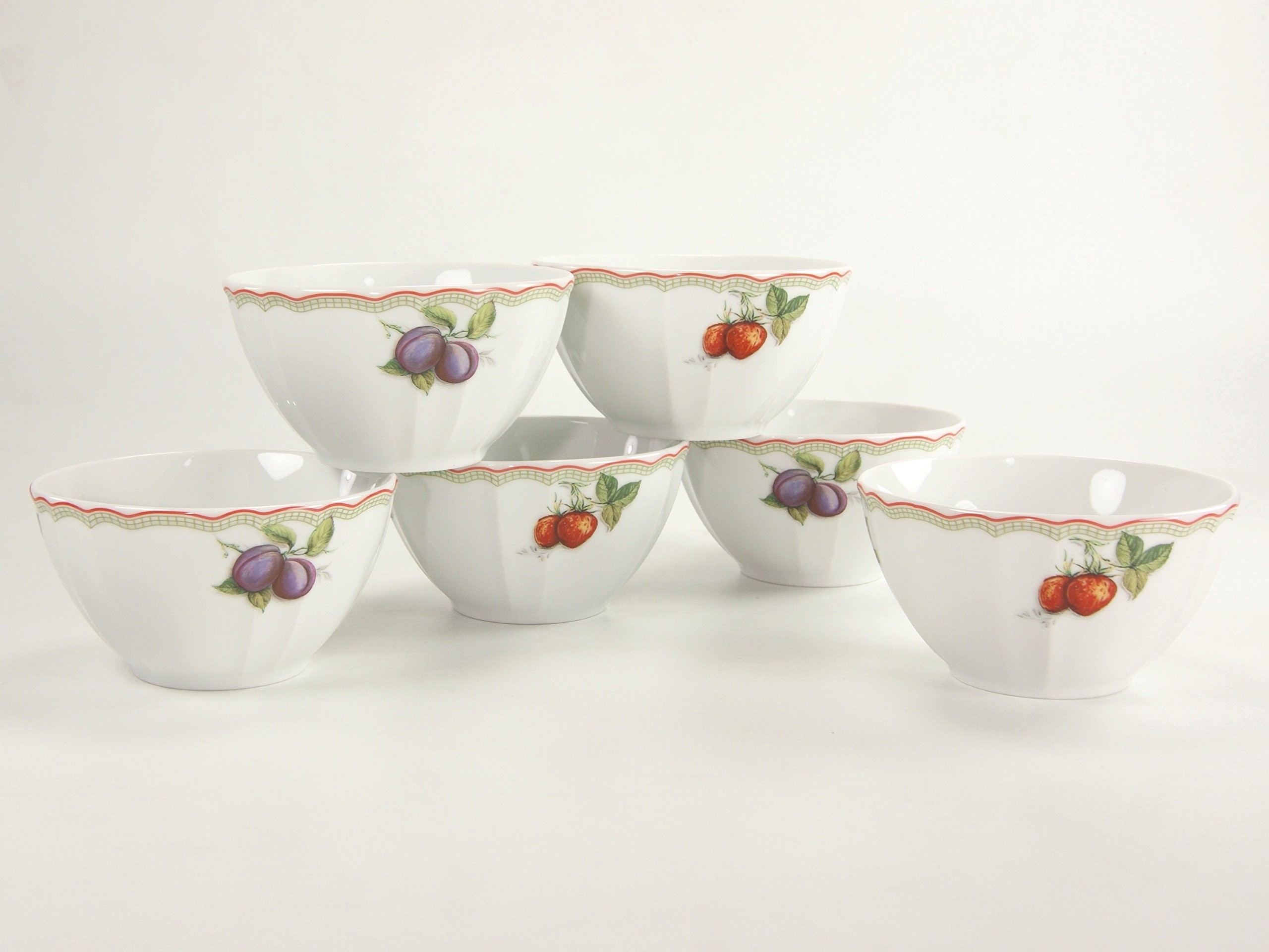 CreaTable, 17034, Série Flora Orchard, 6 bols