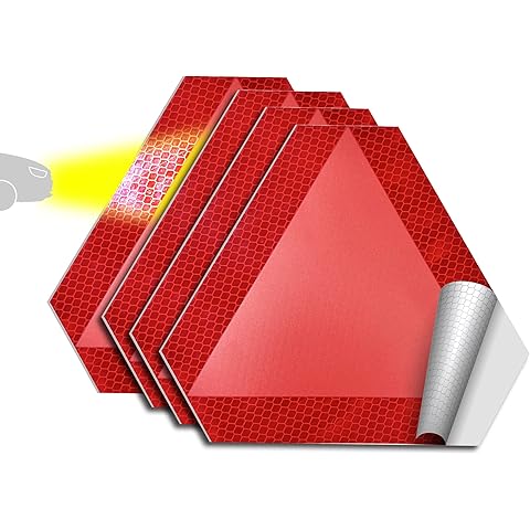 Slow Moving Vehicle Sign 4 Pack 7