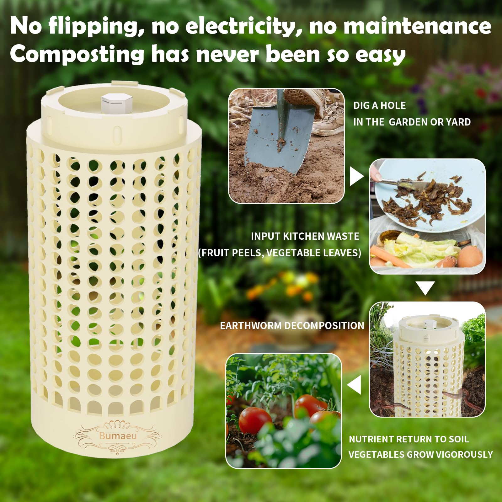 Underground Worm Farm - Compost Kitchen Waste -3 Underground Worm Farm - Compost Kitchen Waste -3