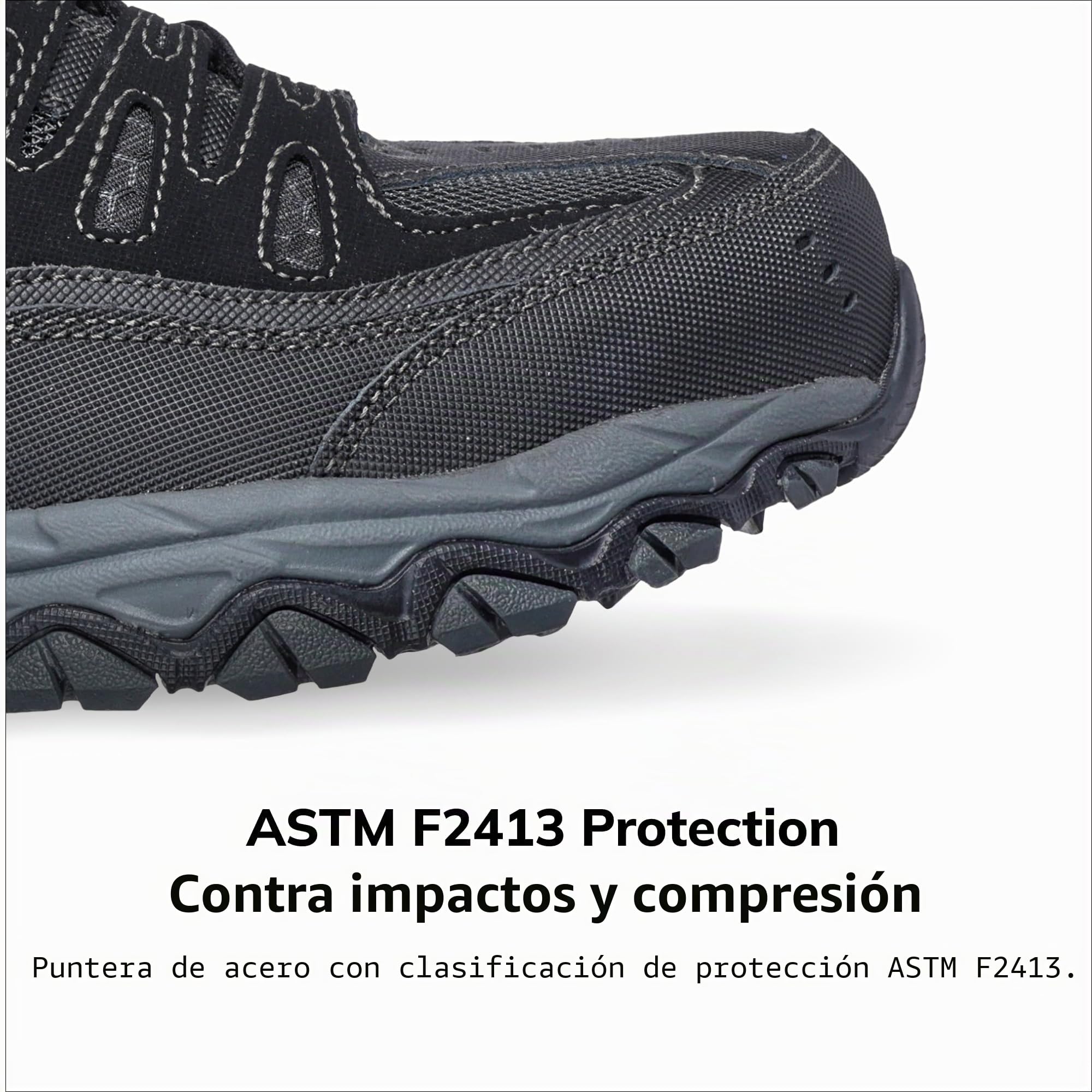Skechers 77055w Zapato Industrial.Hombre