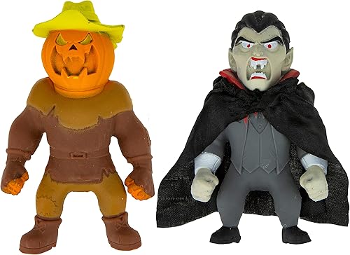 Monster Flex - Juguetes elásticos para niños y niñas, juego de 2, monstruos elásticos espeluznantes, juguetes elásticos para niños, regalos de