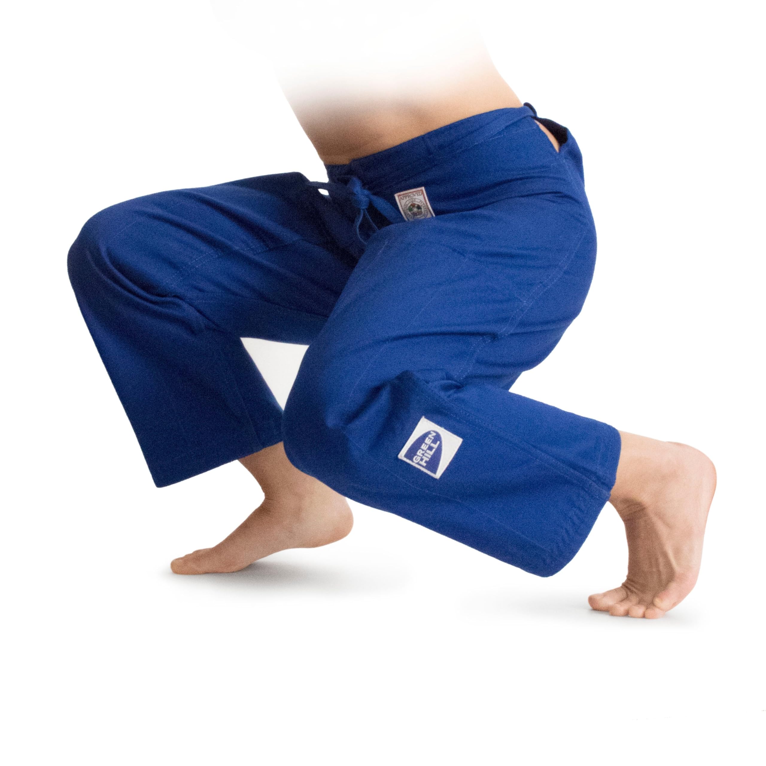GREEN HILL Pantaloni Judo GI IJF Approved Trousers Greenhill Nuova Vestibilita'