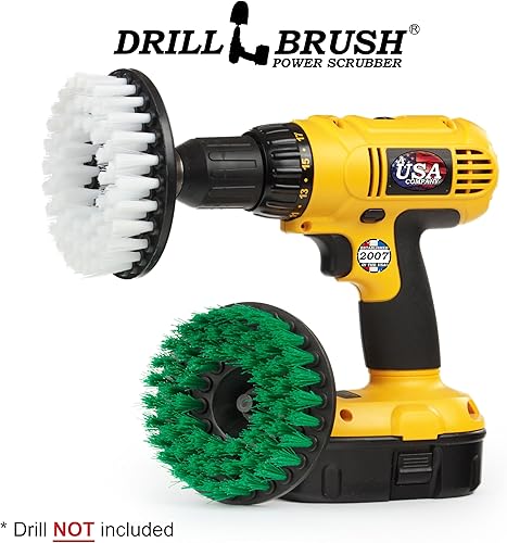 Miniatura 28 de Accesorios de cocina - Limpieza de ollas - Suministros de limpieza - Cepillo de taladro - Juego de cepillos de cocina y baño - Cepillo giratorio