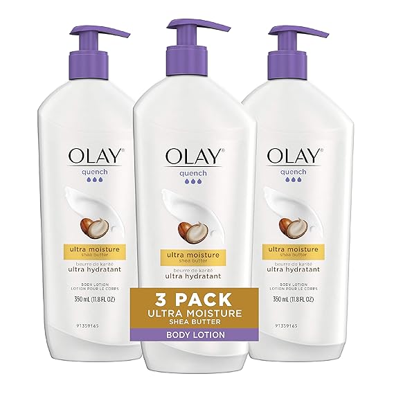 Body Lotion by Olay, Quench Ultra Moisture with Shea