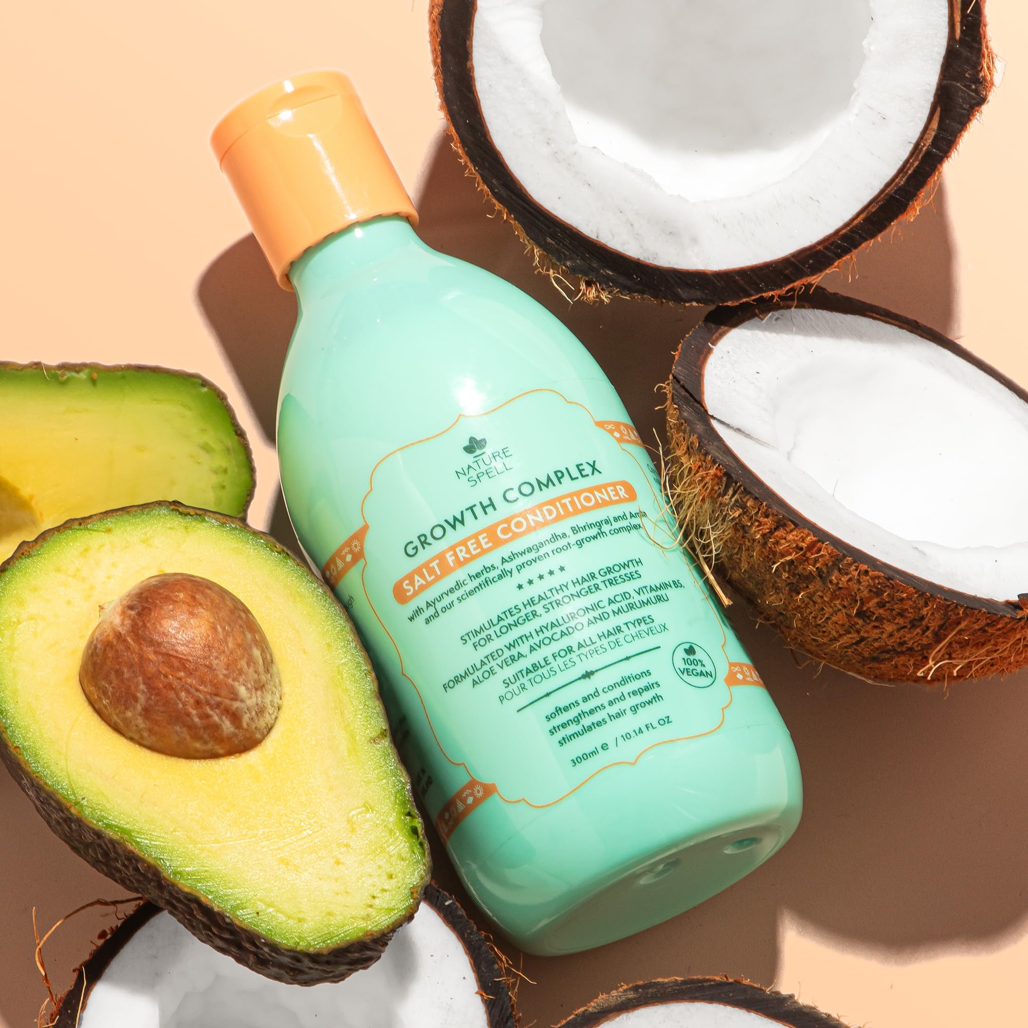 Set de champú y acondicionador para el crecimiento del cabello, 2 unidades de 10.14 onzas líquidas x 2 – Growth Complex sin sulfato – Mejora la fuerza, el brillo y el volumen 4