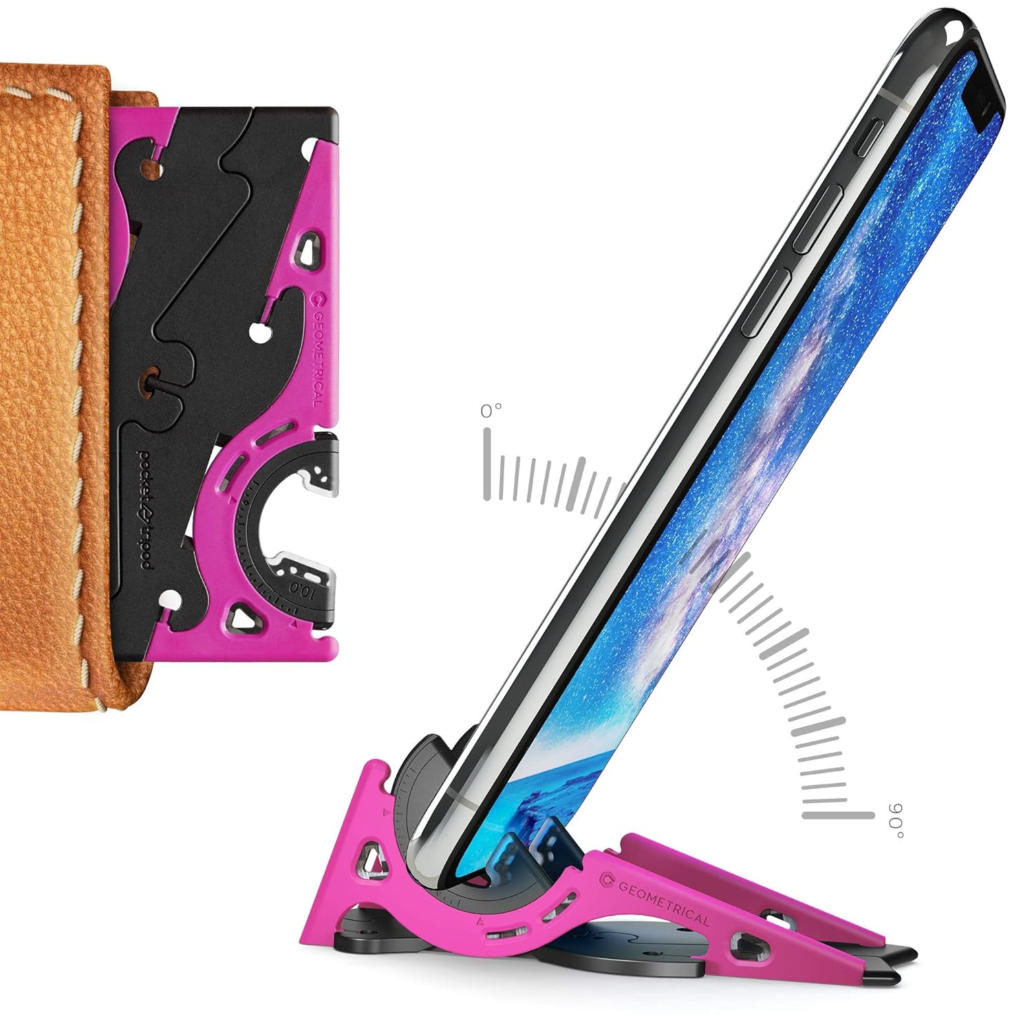 Pocket Tripod Pro by Geometrical Universal Kit EDC Universal Card