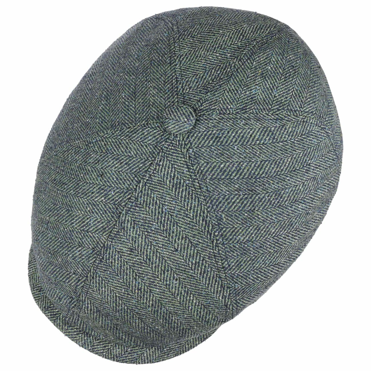 Stetson Casquette en Cuir Hatteras Burney Homme - Gavroche avec Visiere, Doublure Printemps-ete Printemps Ete Automne Hiver