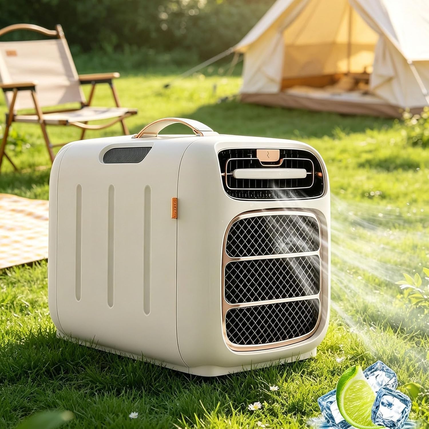Portable Air Conditioner for Bedroom, 4800BTU Mini AC with Touch Panel
