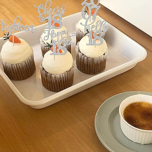 Miniatura 264 de Rsstarxi Paquete de 30 adornos para cupcakes de 15 cumpleaños con purpurina Mis Membrillo 15 desde 2010 Feliz 15º Cupcake Toppers Quince Cheers to