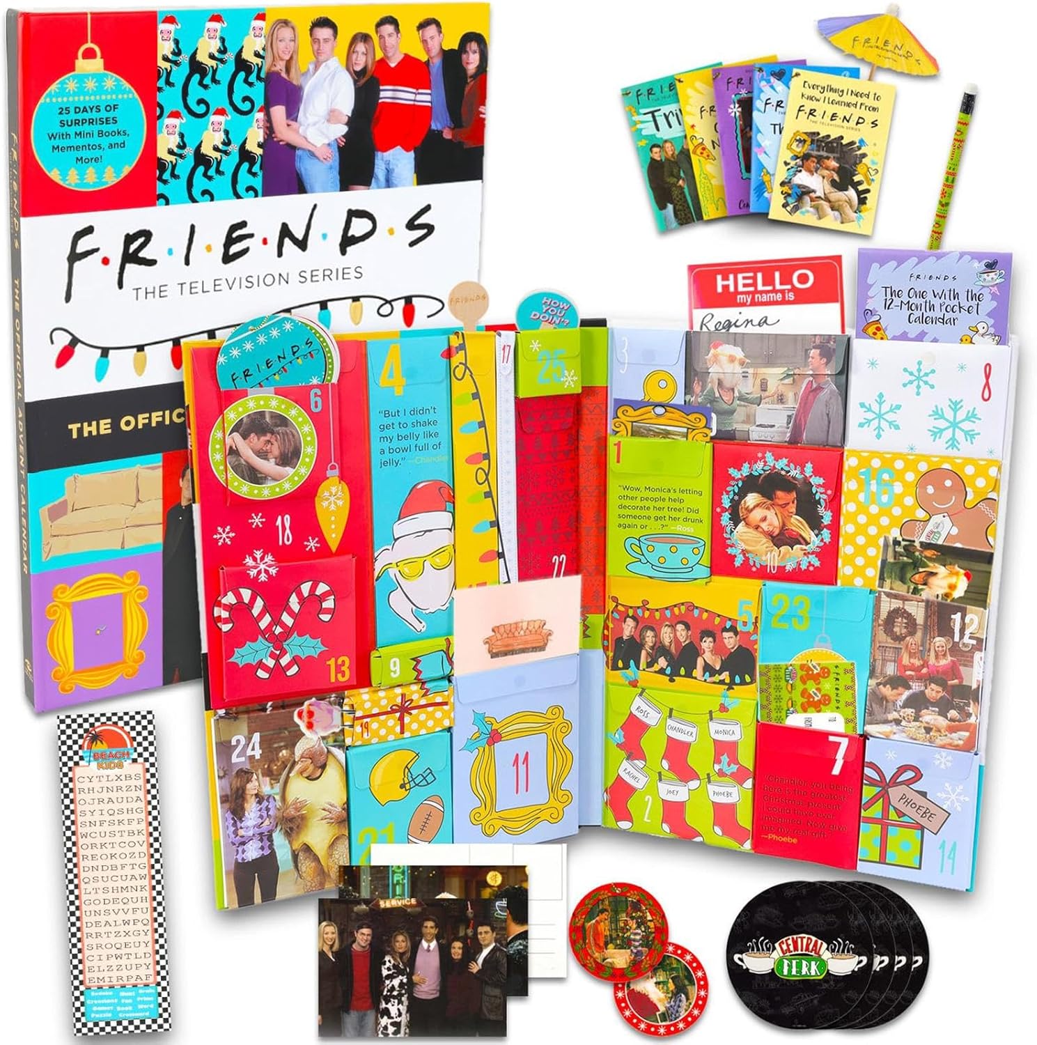 Friends Advent Calendar 2024, Christmas Countdown Calendar, 25 Days