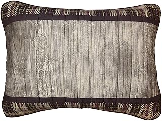 Donna Sharp Pillow Sham - Bear Mirage Lodge Decorative Pillow Cover with Bear Pattern - Standard Size