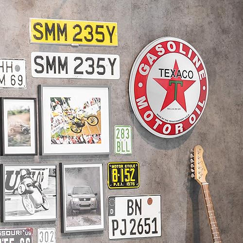 Miniatura 107 de American Art Decor Letrero de metal con forma de cúpula – Decoración retro de habitación para bar, cueva de hombre, garaje, sala de juegos, Corona