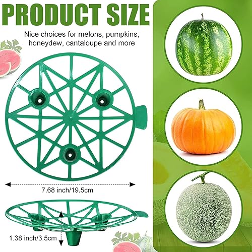 Miniatura 4 de Soporte de melón, calabaza, soporte de sandía, enrejado, calabaza o calabaza, soportes de plantas y verduras de jardín para melón, melón, calabazas