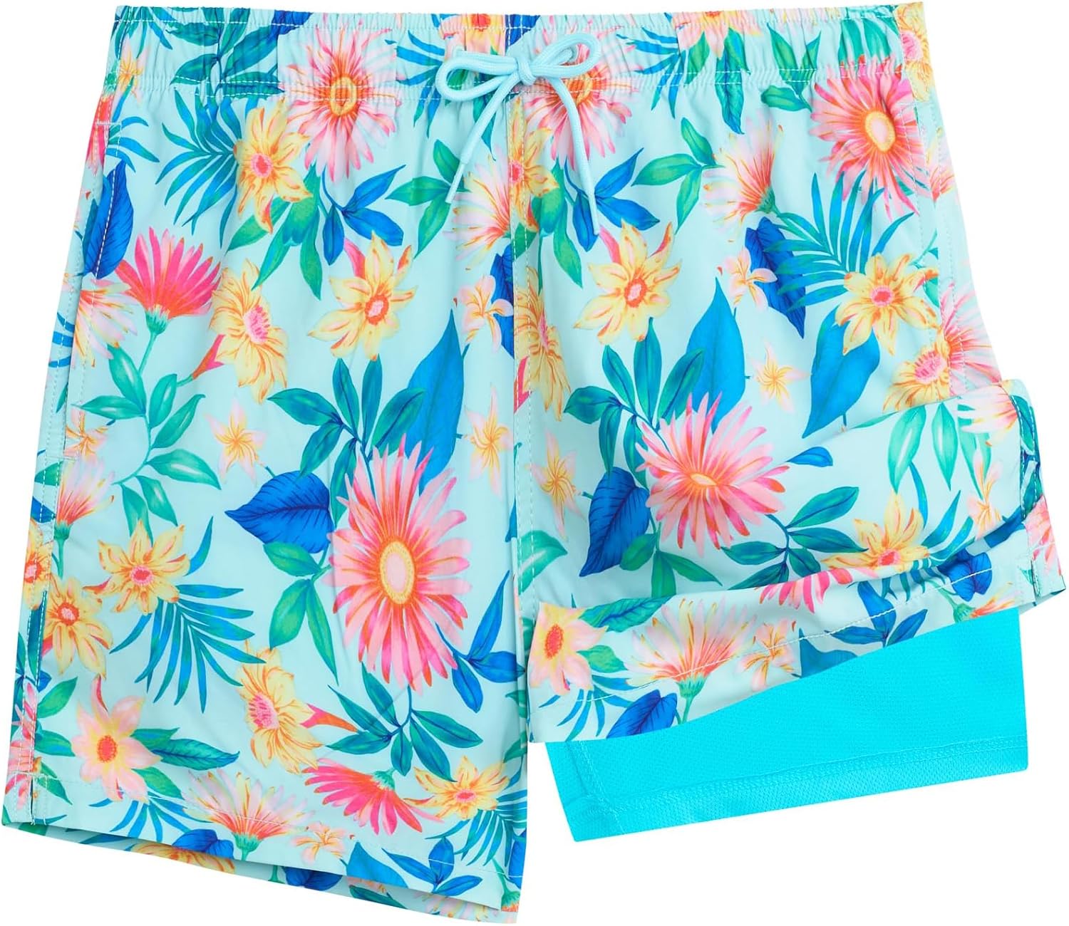 Kanu Surf Men’s 7” Quest Swim Trunks with Compression Liner & Pockets – UPF 50+ Quick-Dry Bathing Suit Shorts