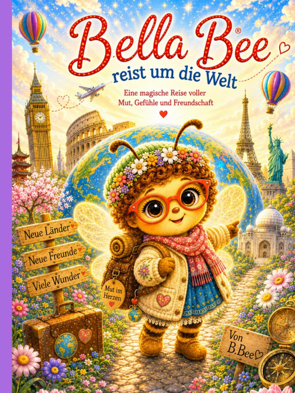 Bella Bee reist um die Welt: Eine magische Reise voller Gefühle, Mut und Freundschaft