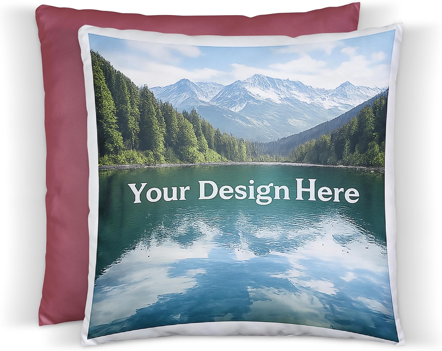 Wikinger-Design & personalisierte Kissen für Sofa smilo & bron Personalisiertes Kissen Raspberry