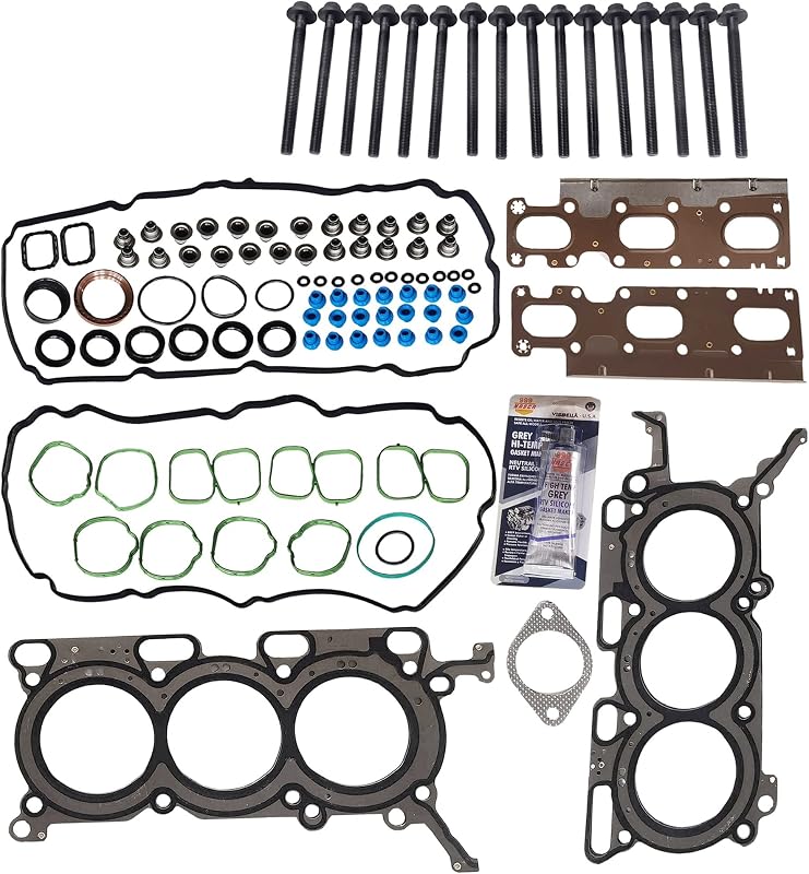 Kit de juntas do cabeçote e parafusos PartsFlow para Lincoln MKS e MKT 3.7L V6 – Conjunto