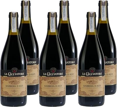 La Cacciatora Barbera d'Asti DOCG, 750 ml - 6 bottiglie