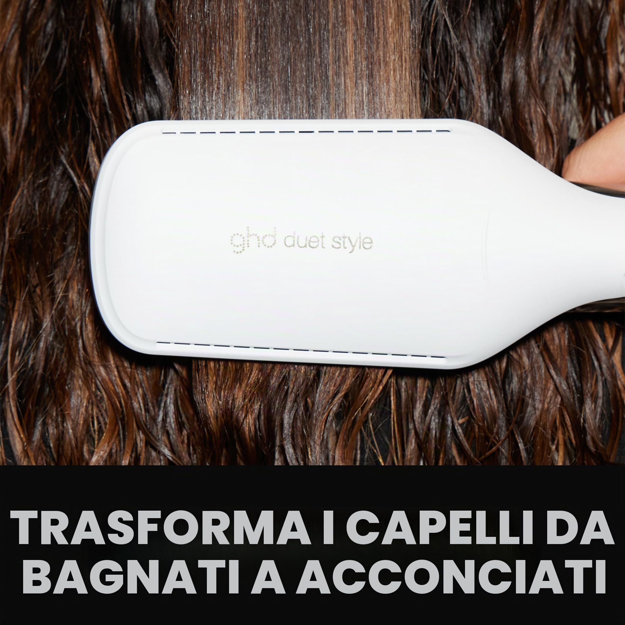 Duet Style Professional Performance 2-in-1 Hot Air Styler - S10201 White by GHD for Unisex - 1 pz piatto Iron