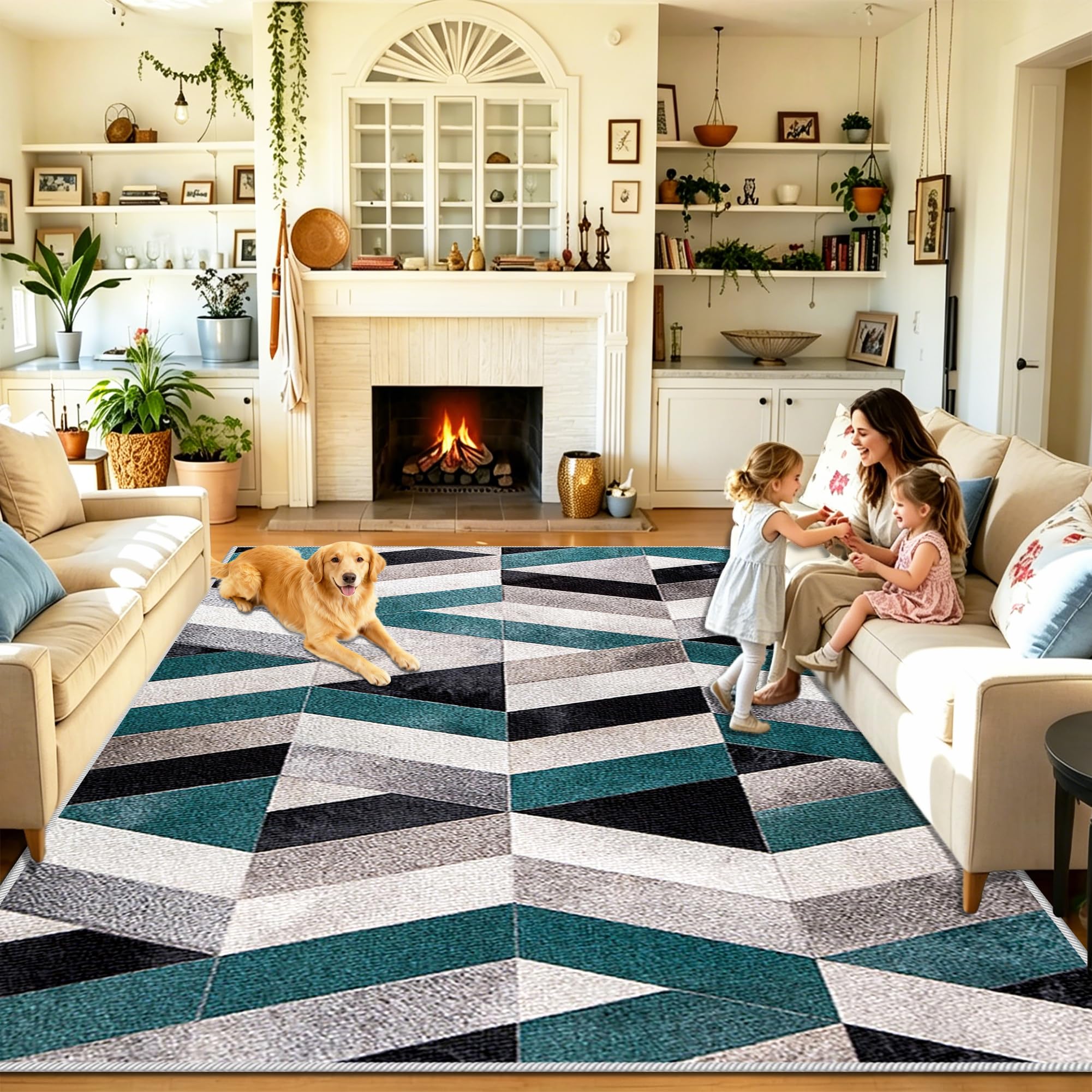 Tapis cuisine antidérapant lavable contre les glissades et les taches du salon à la cuisine