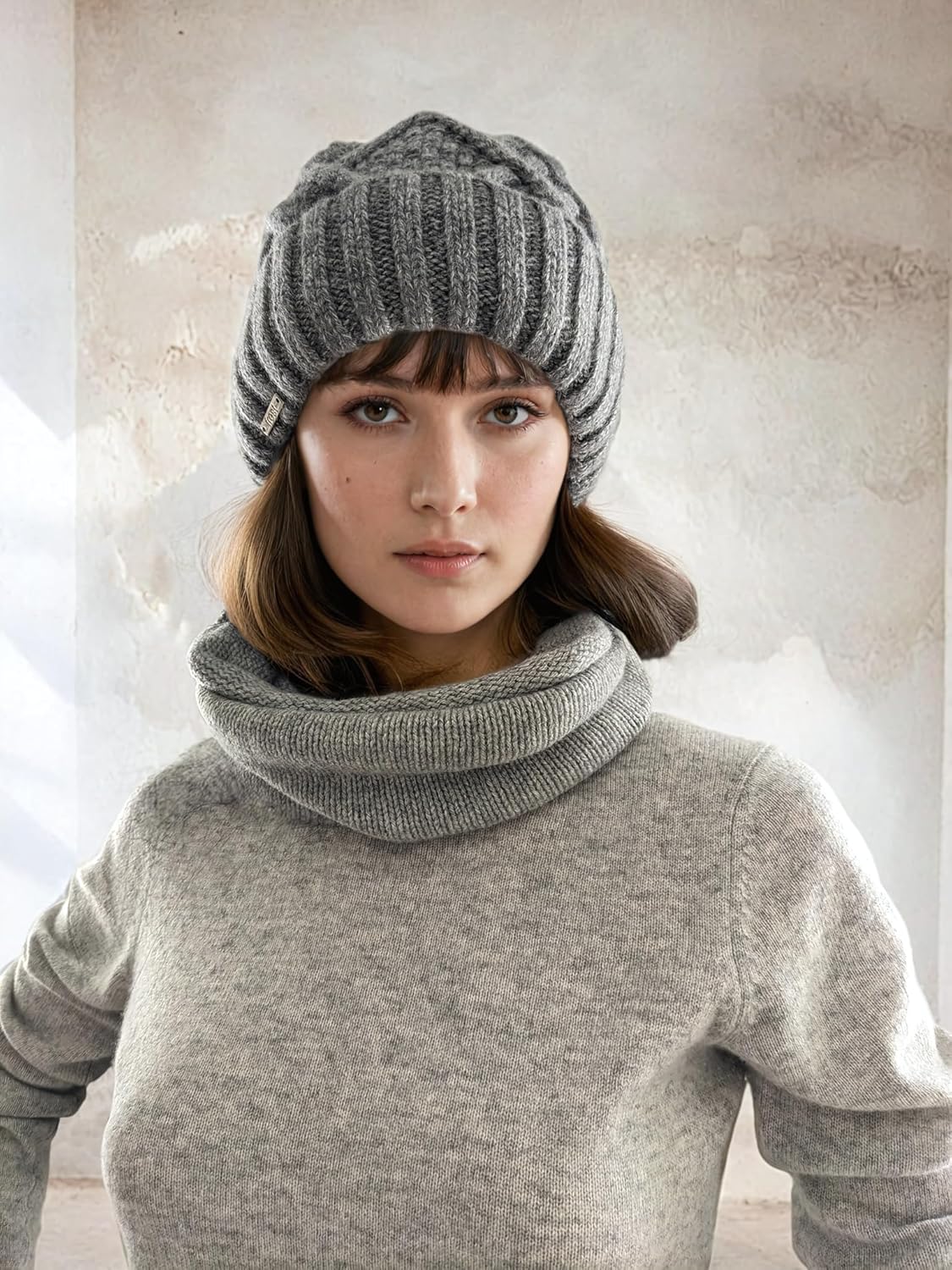 Frost Hats Cashmere Merino Wool Neck Warmer – Soft, Lightweight Winter Neck Gaiter – Warm, Breathable Cold Weather Scarf