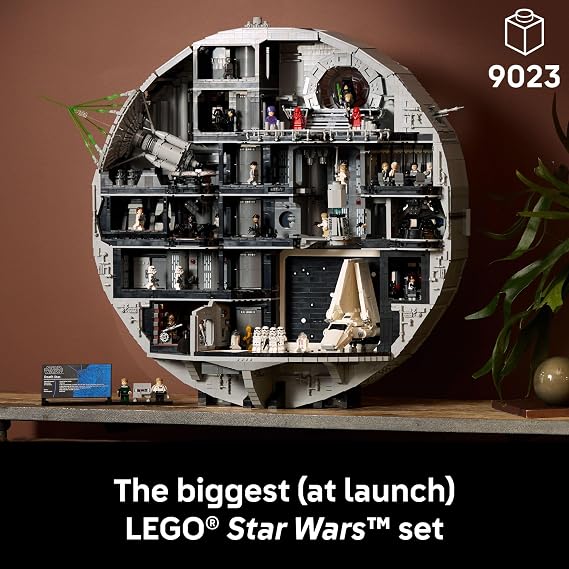 LEGO Star Wars Death Star Building Set for Adults, Ages 18+ Collectible & Room Decor for Office, Bedroom, or Book Shelf - Fun Activity for Men, Women, Movie Fans - Gift Idea for Birthdays - 75419
