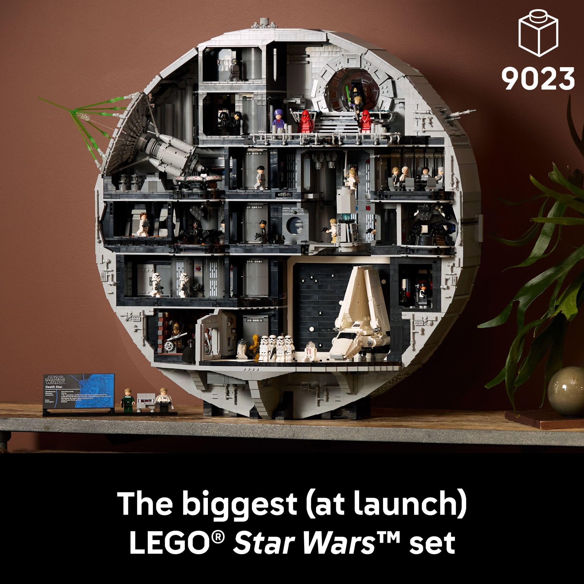 LEGO Star Wars Death Star Building Set for Adults, Ages 18+ - Collectible & Room Decor for Office, Bedroom, or Book Shelf - Fun Activity for Men, Women, & Movie Fans - Gift Idea for Birthdays - 75419