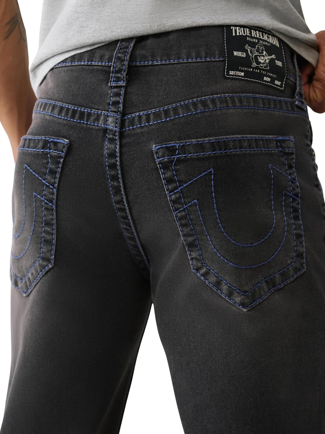 True Religion Men's Ricky Big T Nf 34in