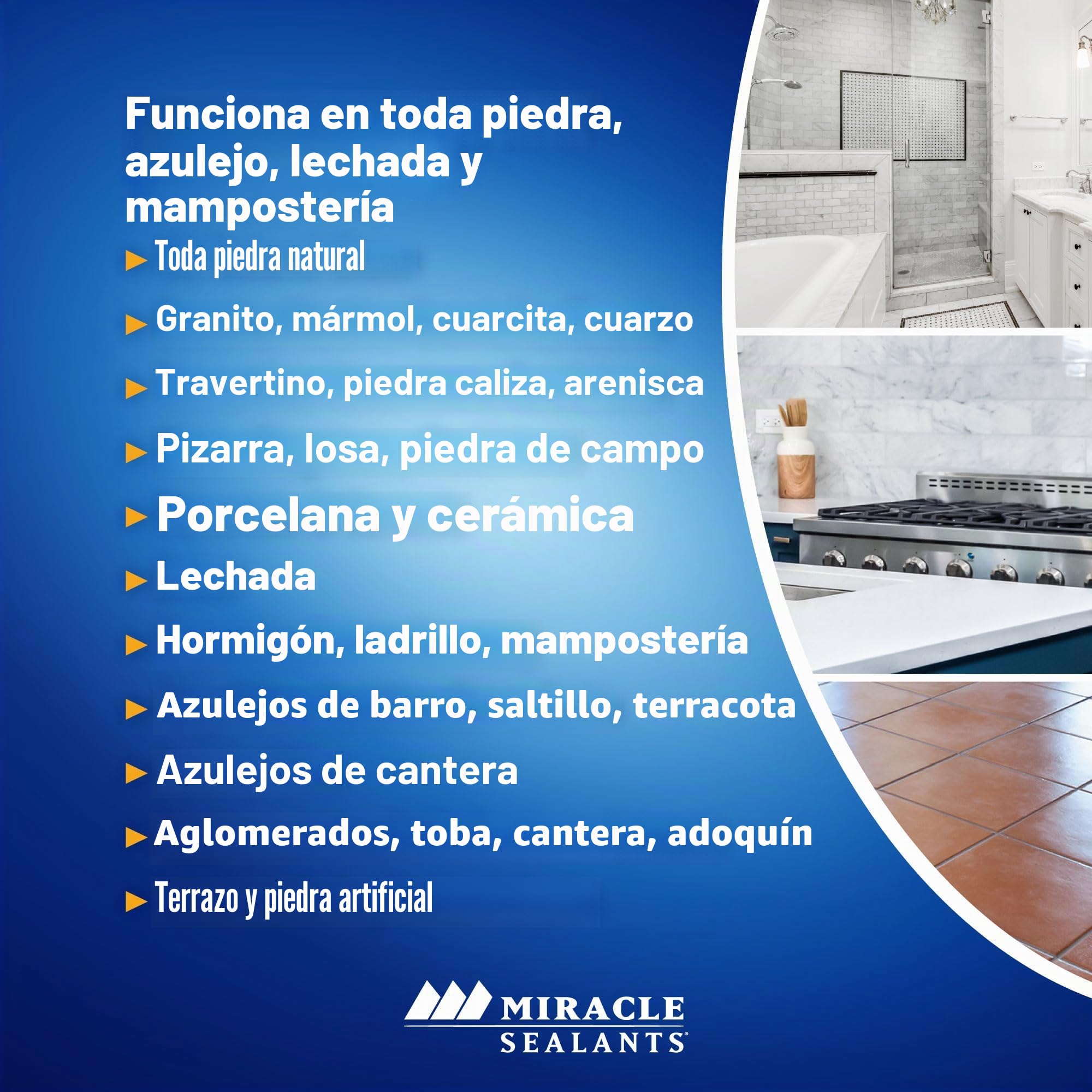 Milagro selladores Heavy Duty Limpiador (ácido sustituto) 946 ml – para piedra, azulejo, lechada, cristal y Metal