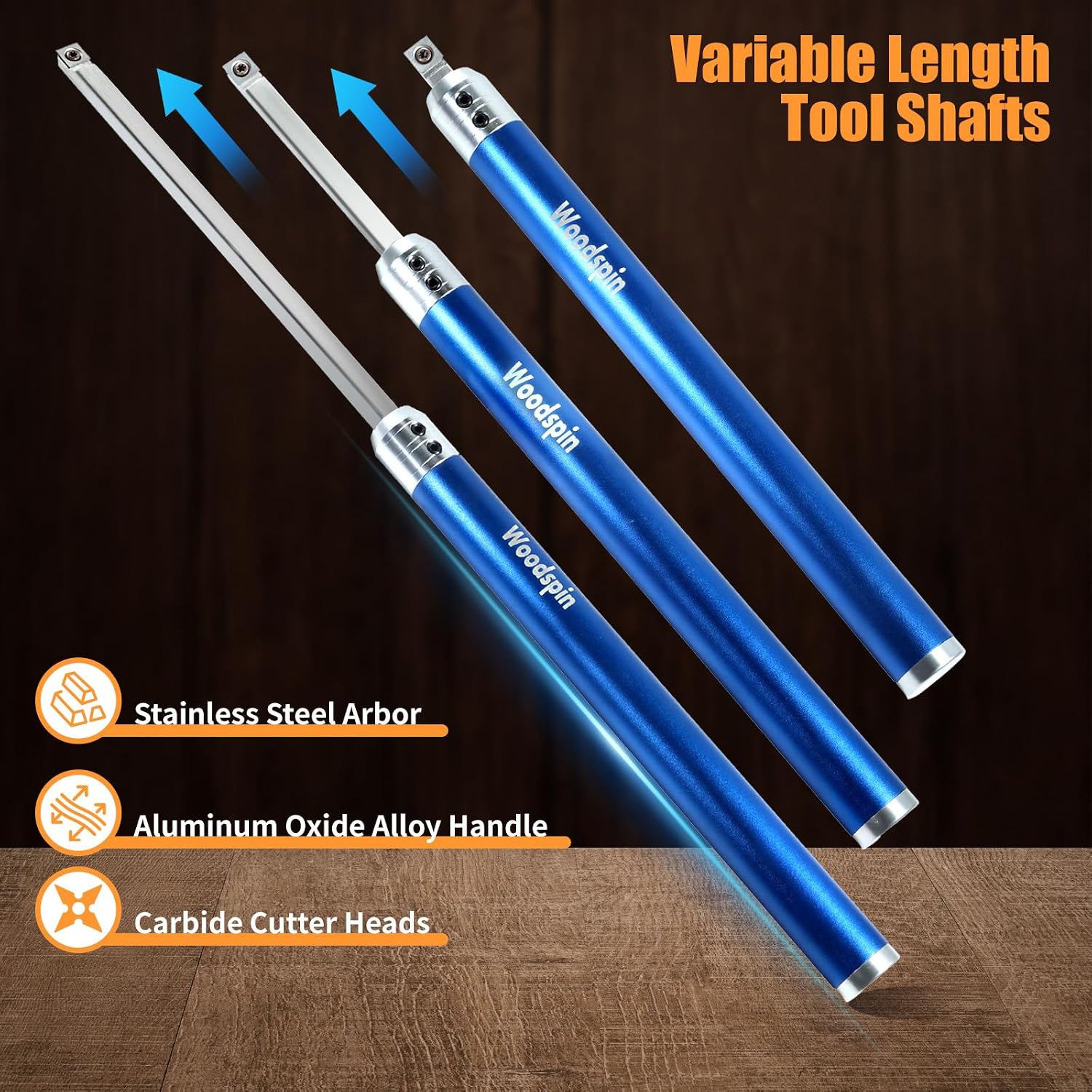 Wood Turning Kits, Carbide Lathe Tools for Wood Lathe, Wood Lathe Tools and Accessories with Indexable Inserts, Wood Turning Tools for Lathe Set, Lathe Tools & Lathe Accessories with Storage Case