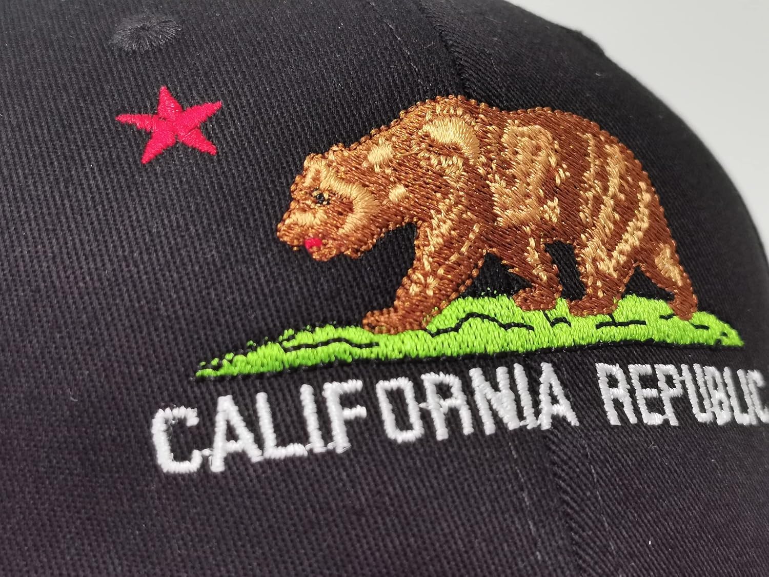 Hepandy Embroidered California Bear Hats - Image 3