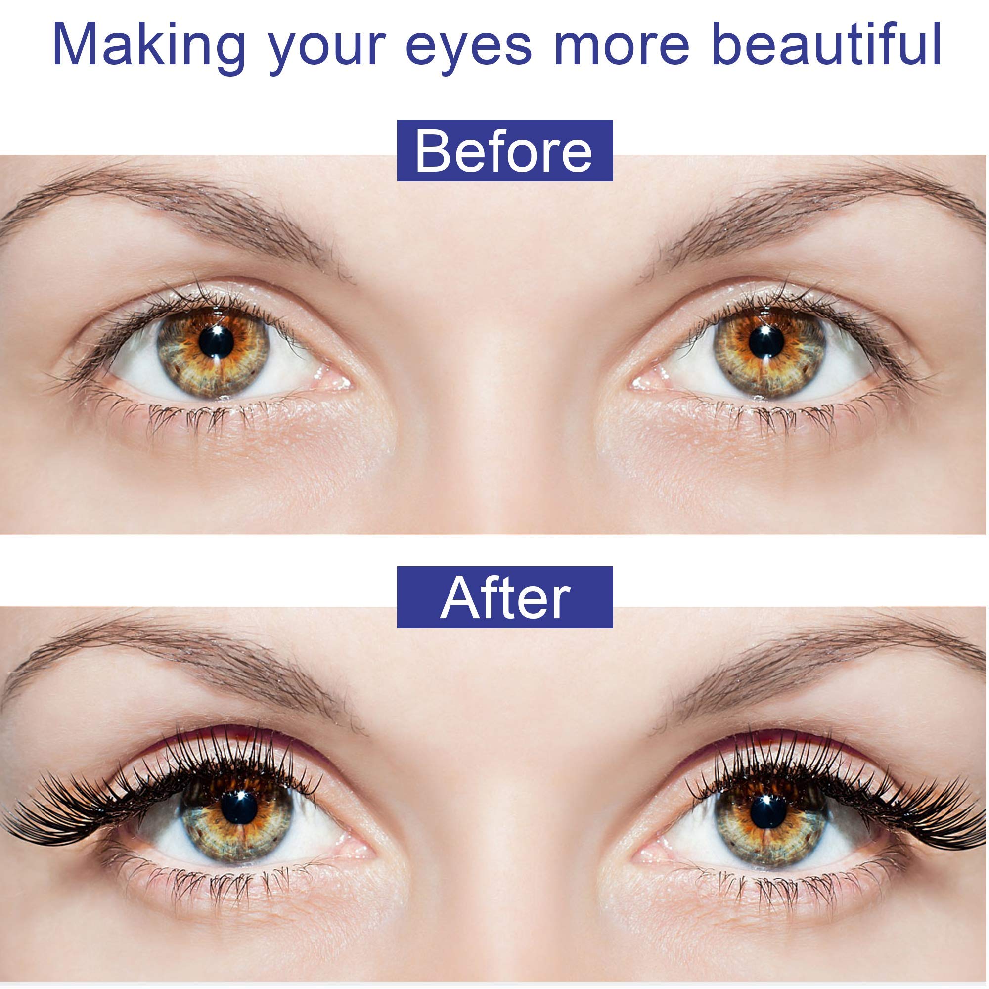Alcastar Magnetic Eyelashes with Eyeliner Kit, Reusable Waterproof Lashes