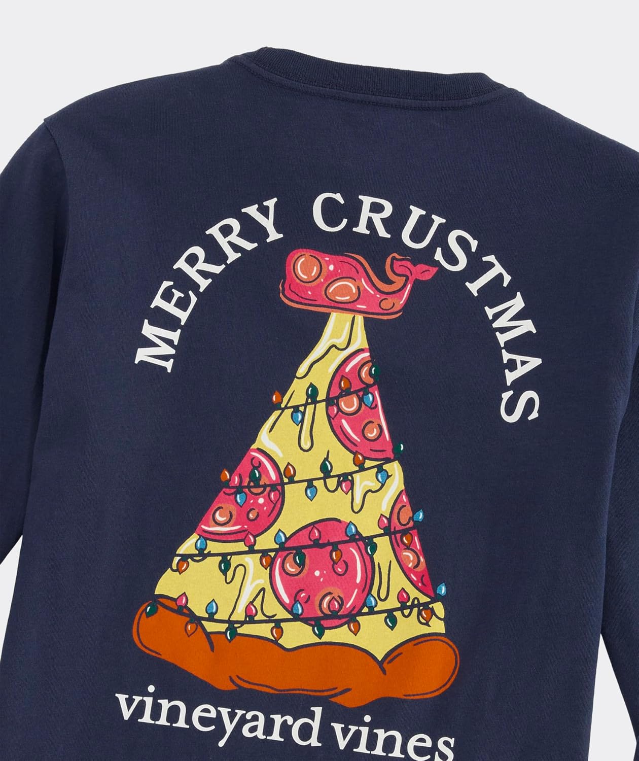 Vineyard Vines Boys' Merry Crustmas Long-Sleeve Pocket Tee - Image 4