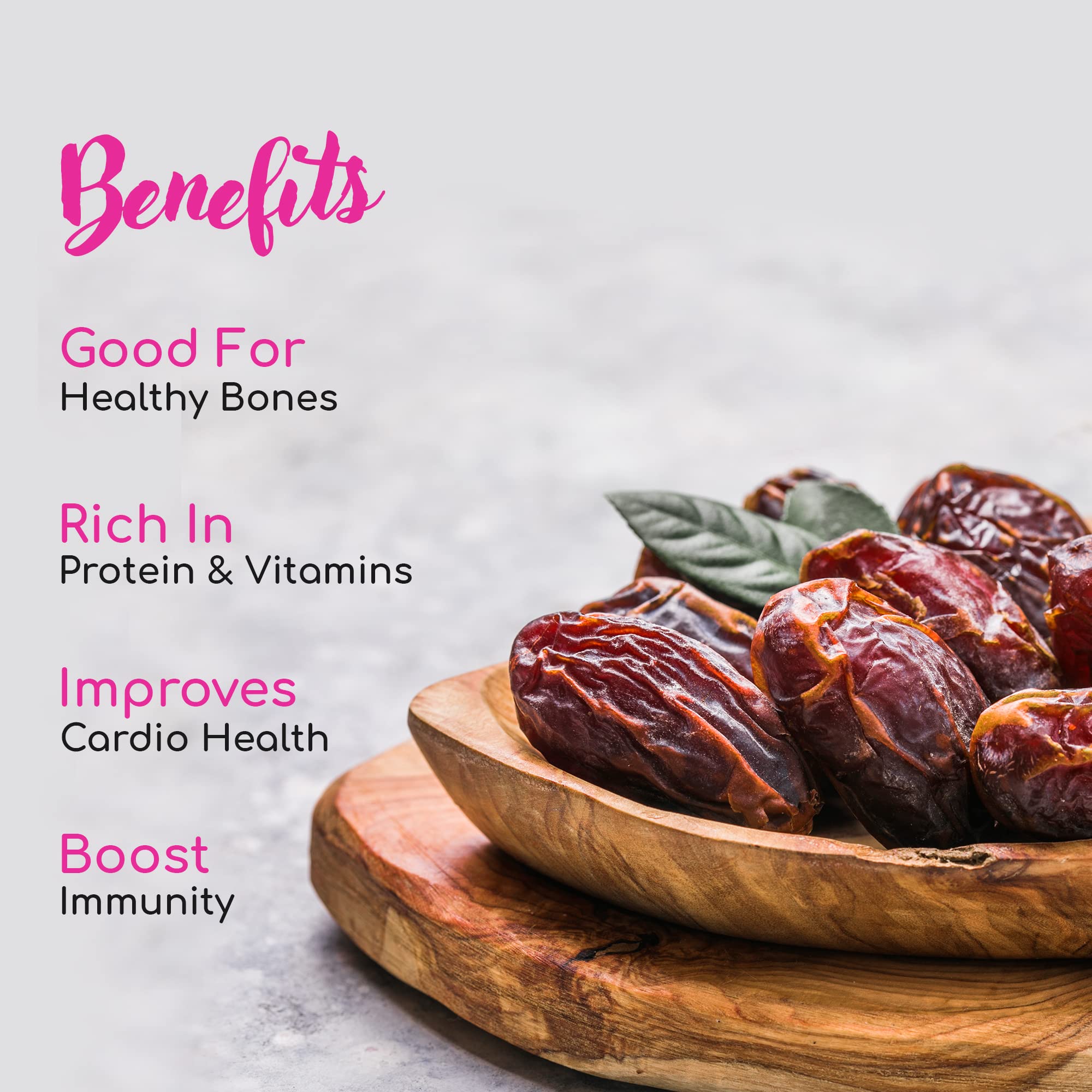 Ziofit Classic Sultan Dates, Dry Fruit for Weight Management, Soft Chewy Texture & Sweet Caramel Taste, 250 g - Image 4 thumbnail