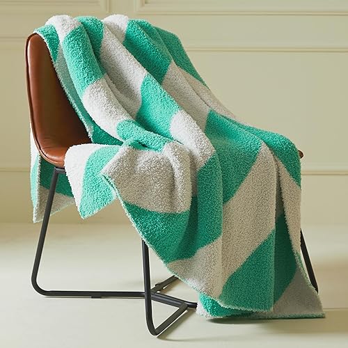 Manta de microfibra mullida para sofá, reversible, acogedora y cálida para todas las estaciones, manta de felpa de lujo para cama