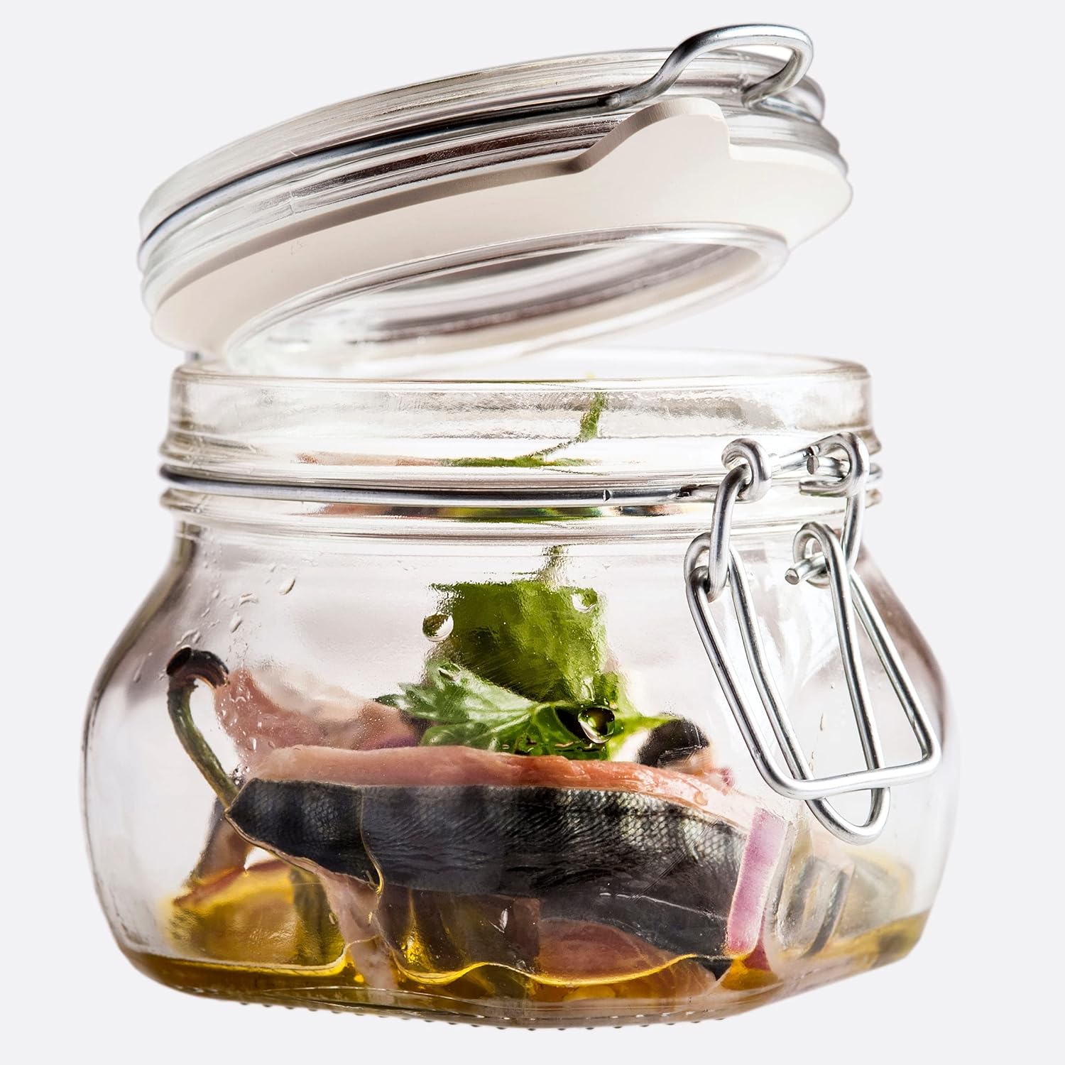 Bormioli Rocco .5L Glass Canning Jar, 1 EA (Pack of 3)