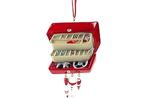 Kurt S. Adler Tackle Box with Bobbers and Lures Fishing Christmas Tree...