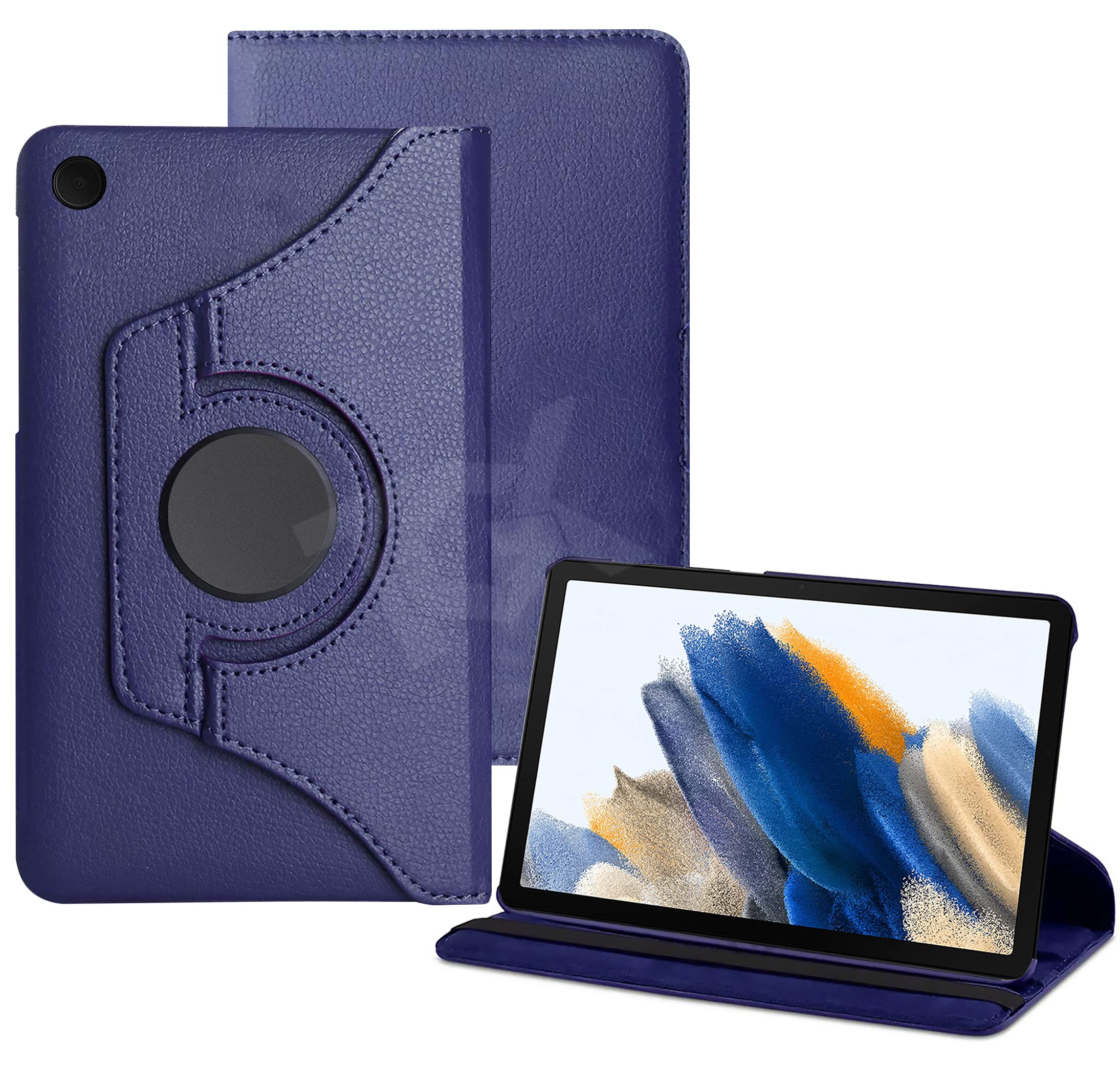 TGK Rotating Cover for Samsung Galaxy Tab A8 10.5 Cover 2022 [Model: SM-X200 / SM-X205 / SM-X207] Dark Blue 360 Degree Leather Stand Case (B09YQ6XQYC) Amazon Price History, Amazon Price Tracker